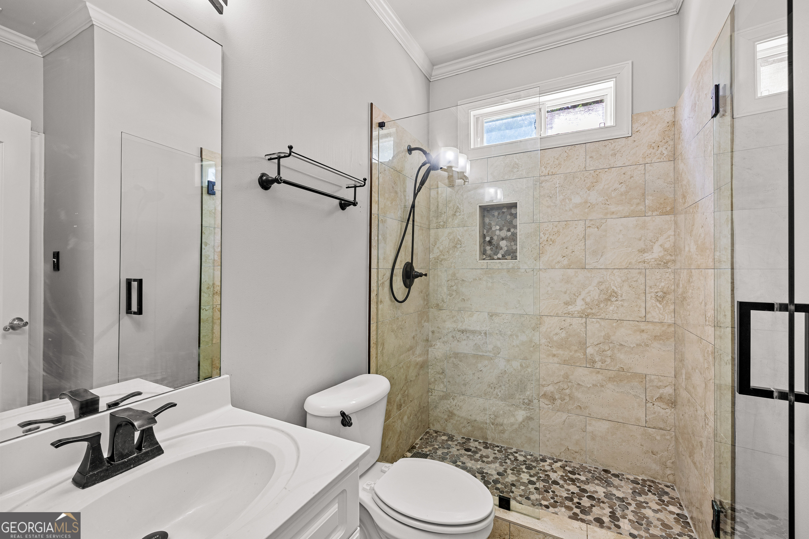 120 Shankhill Ridge Tyrone, GA 30290 - Photo 26 of 53 a bathroom with a sink toilet and shower