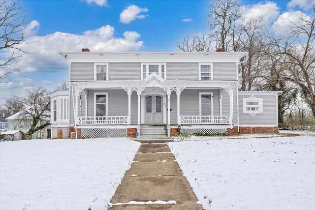 a view of a building with many windows