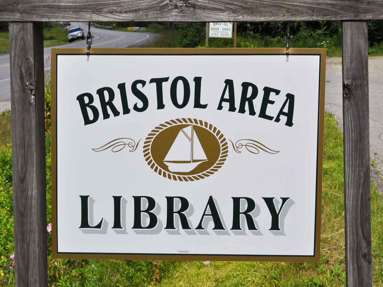 540 Harrington Road Bristol, ME 04558 - Photo 49 of 51 1-Bristol Area Library Sign-1