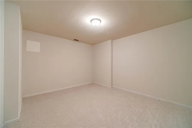 a view of an empty room