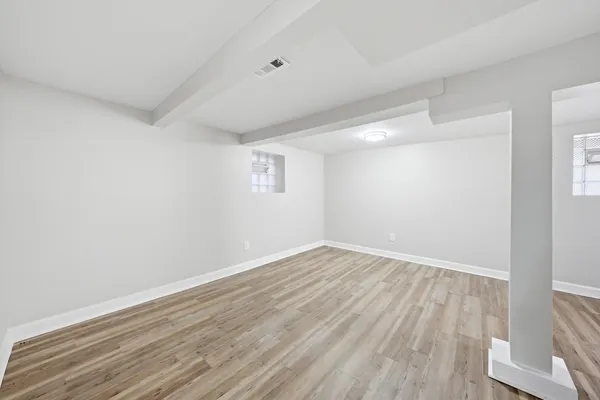 wooden floor in an empty room