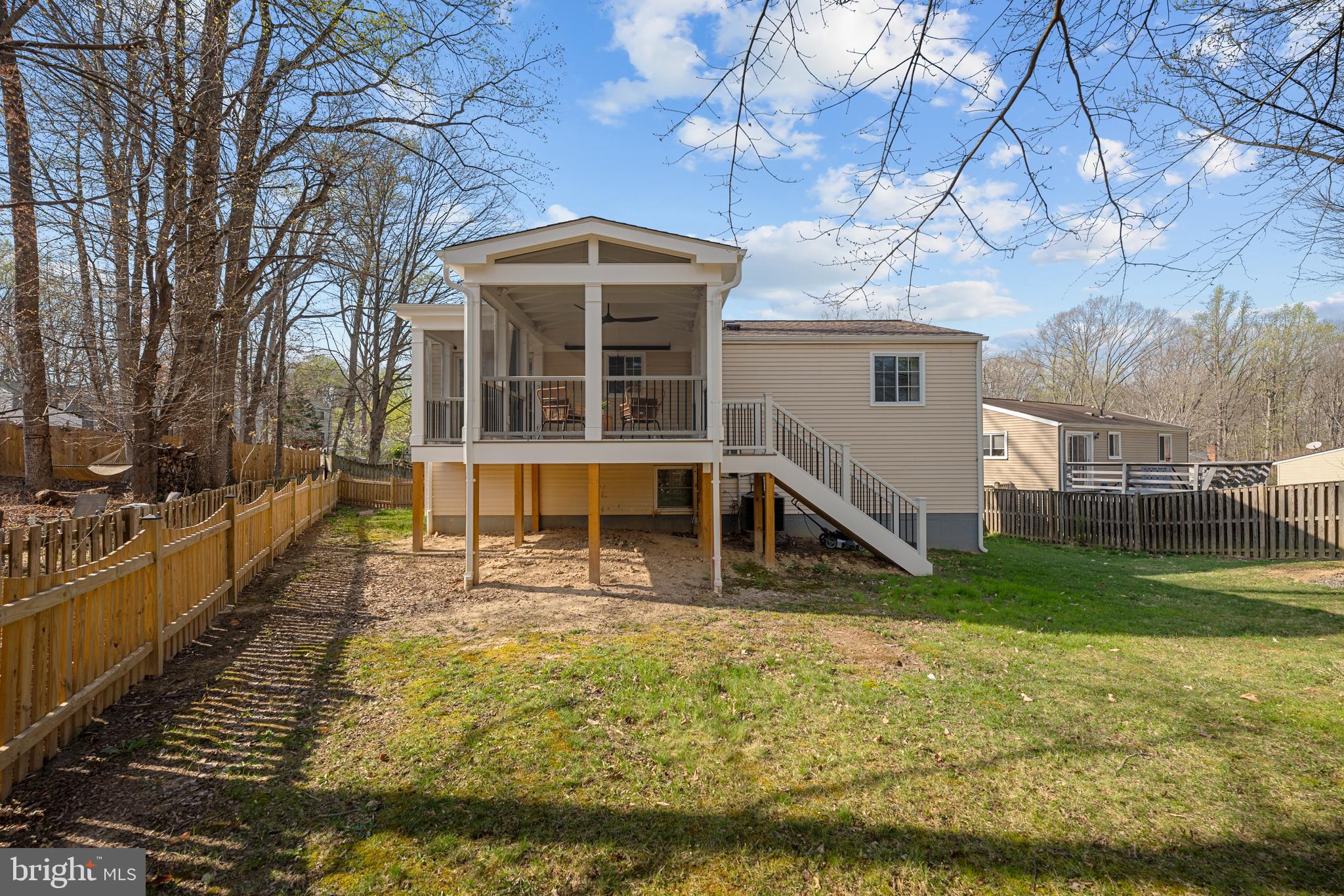 8463 Yellow Leaf Court Springfield, VA 22153 - Photo 24 of 34 Rear Exterior and Fenced in Backyard