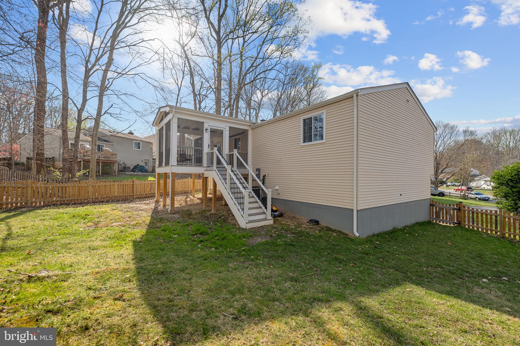 8463 Yellow Leaf Court Springfield, VA 22153 - Photo 25 of 34 Rear Exterior and Fenced in Backyard