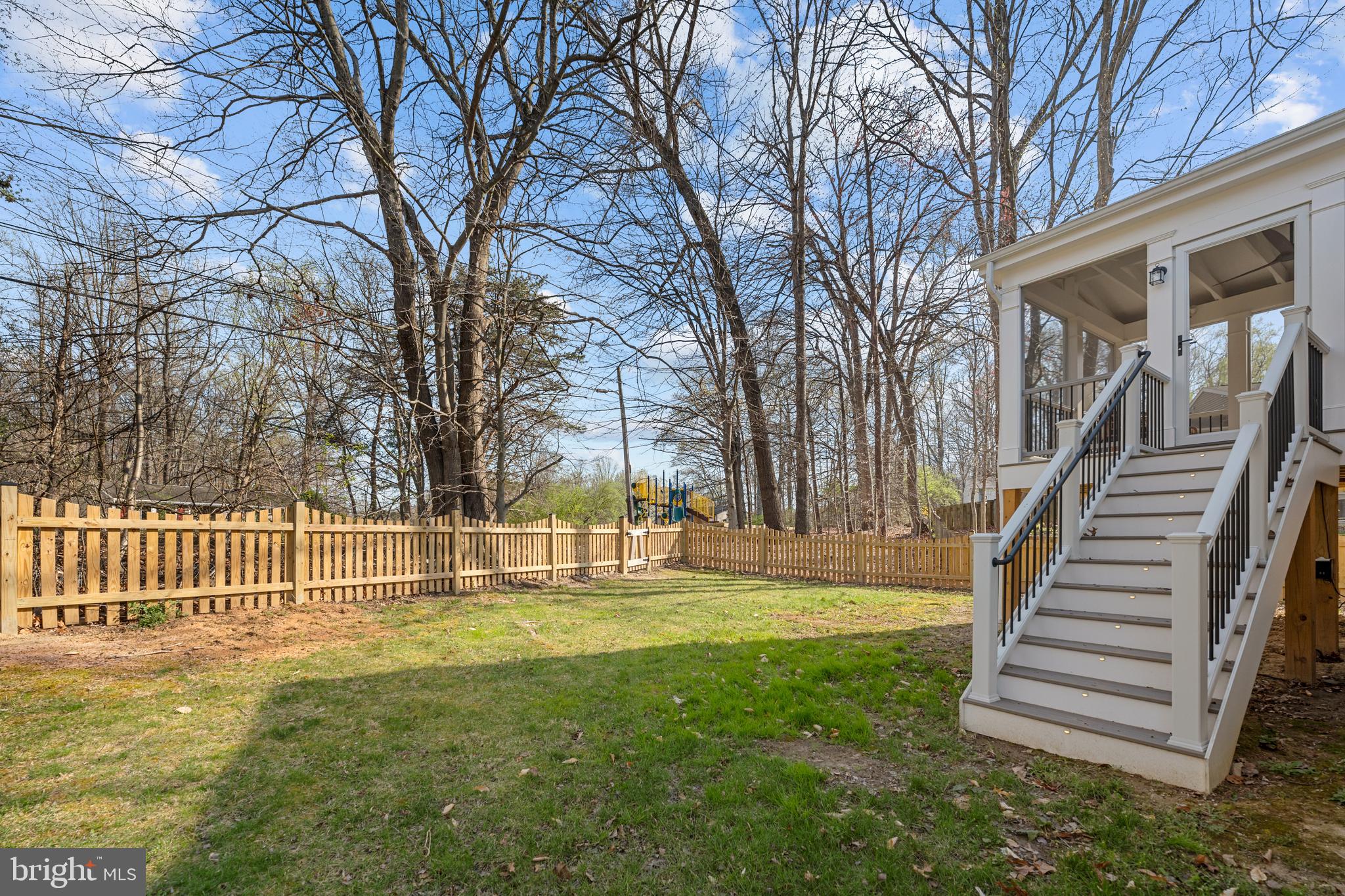 8463 Yellow Leaf Court Springfield, VA 22153 - Photo 26 of 34 Fenced in Backyard