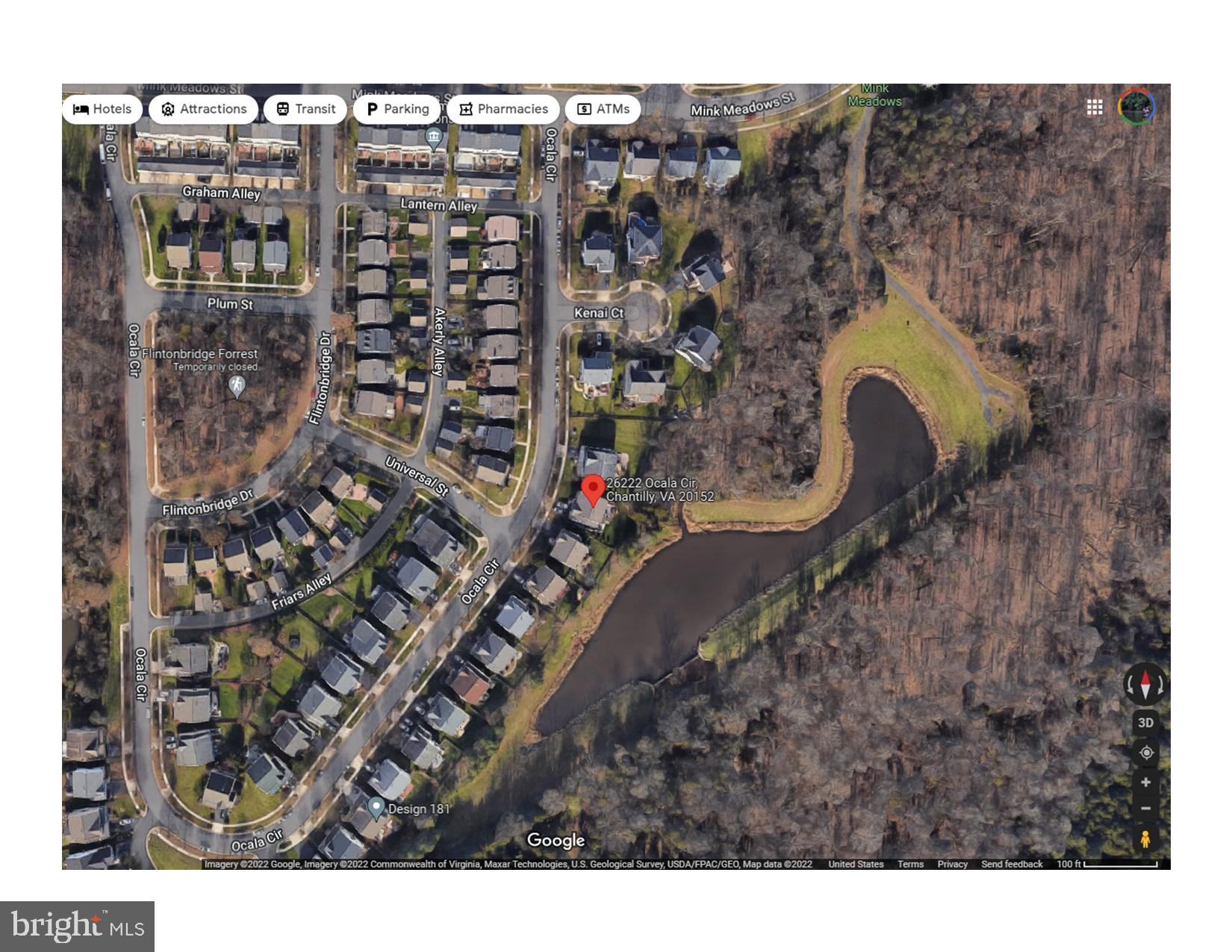 26222 Ocala Circle Chantilly, VA 20152 - Photo 70 of 70 Google Earth View