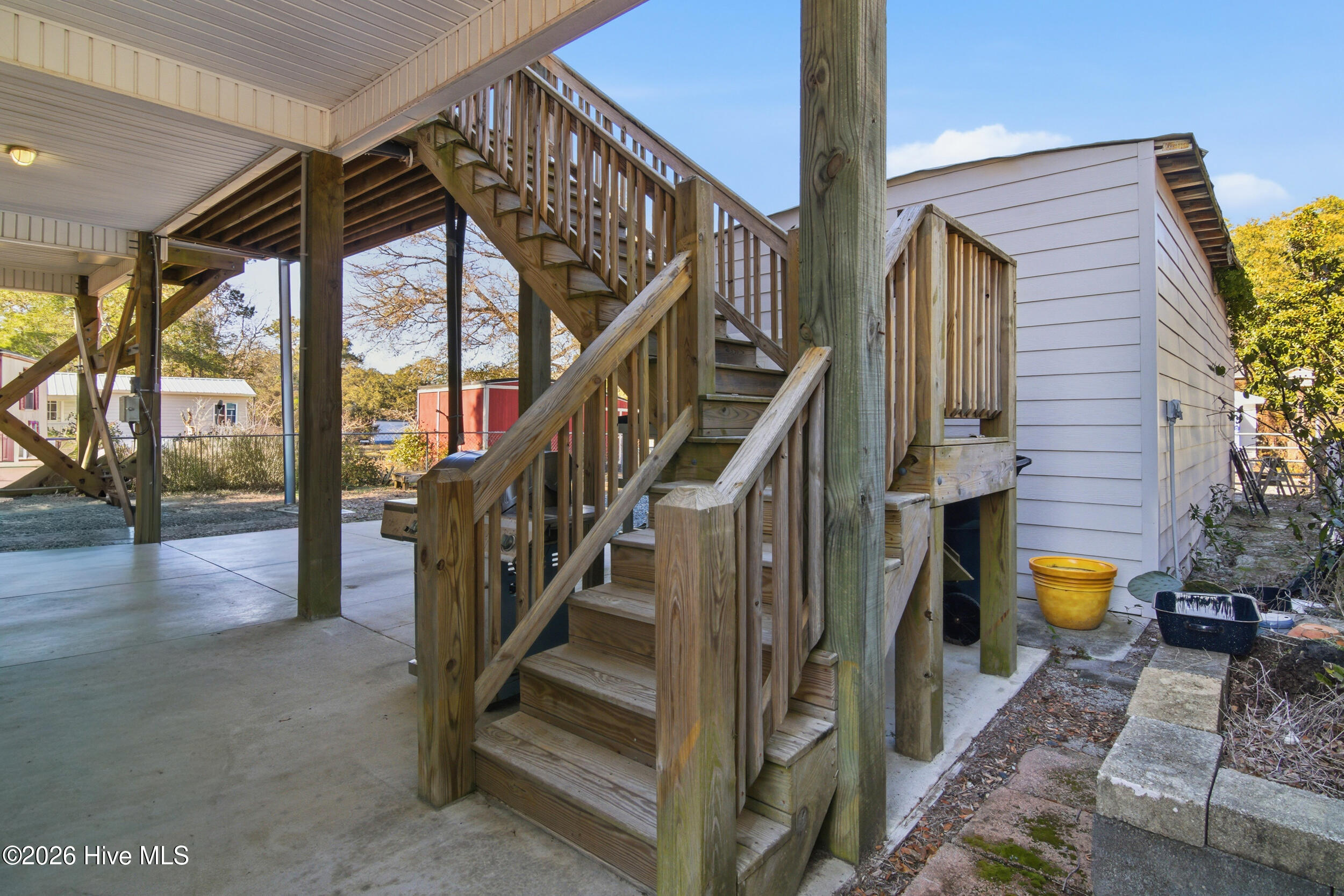 452 Lockwood Folly Road Southeast Bolivia, NC 28422 - Photo 40 of 55 back staircase 2