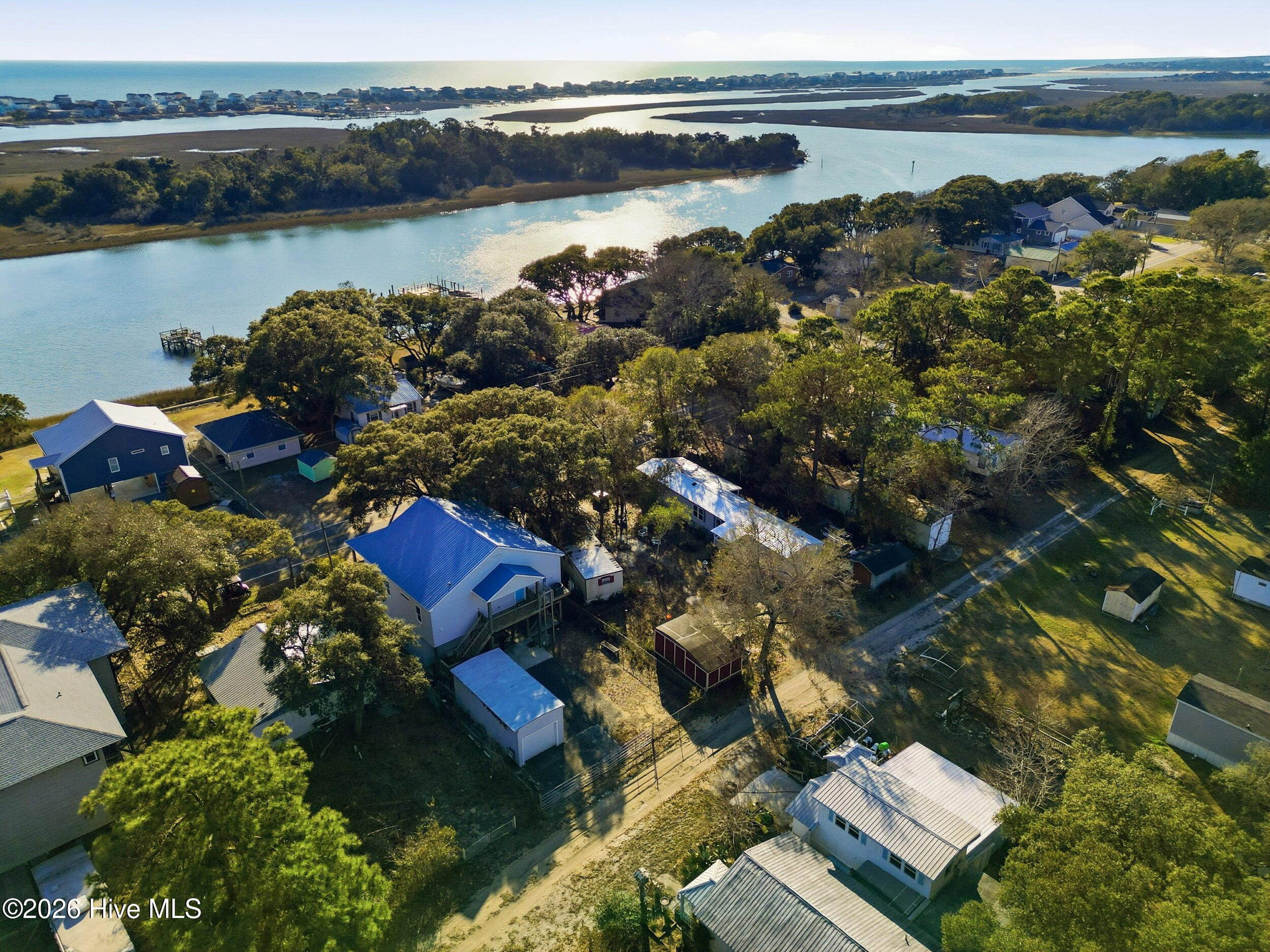 452 Lockwood Folly Road Southeast Bolivia, NC 28422 - Photo 48 of 55 aerial back left mid