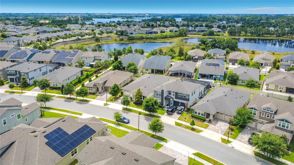 16822 Wingspread Loop Winter Garden, FL 34787 - Photo 4 of 47 an aerial view of a houses with a lake view