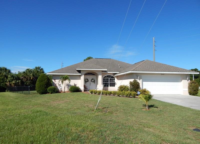 7445 South Seagrape Road Punta Gorda, FL 33955 - Photo 1 of 1 Nice curb appeal, double entry doors.