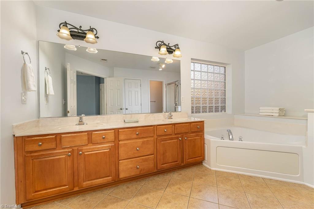 4620 River Valley Road High Point, NC 27265 - Photo 17 of 30 Large primary bath with dual vanity