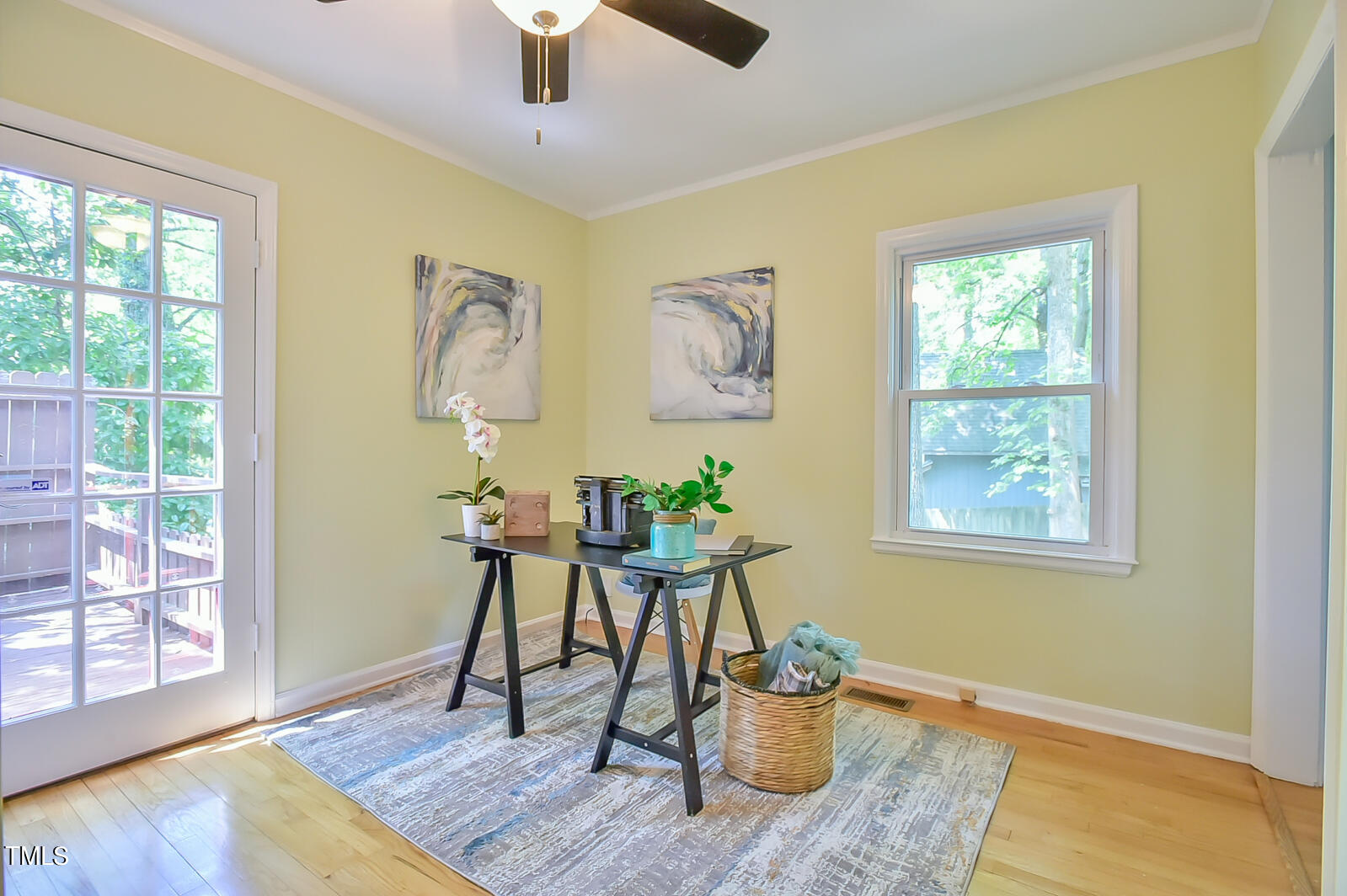 2605 Elgin Street Durham, NC 27704 - Photo 22 of 39 a view of a dining room with furniture window and wooden floor