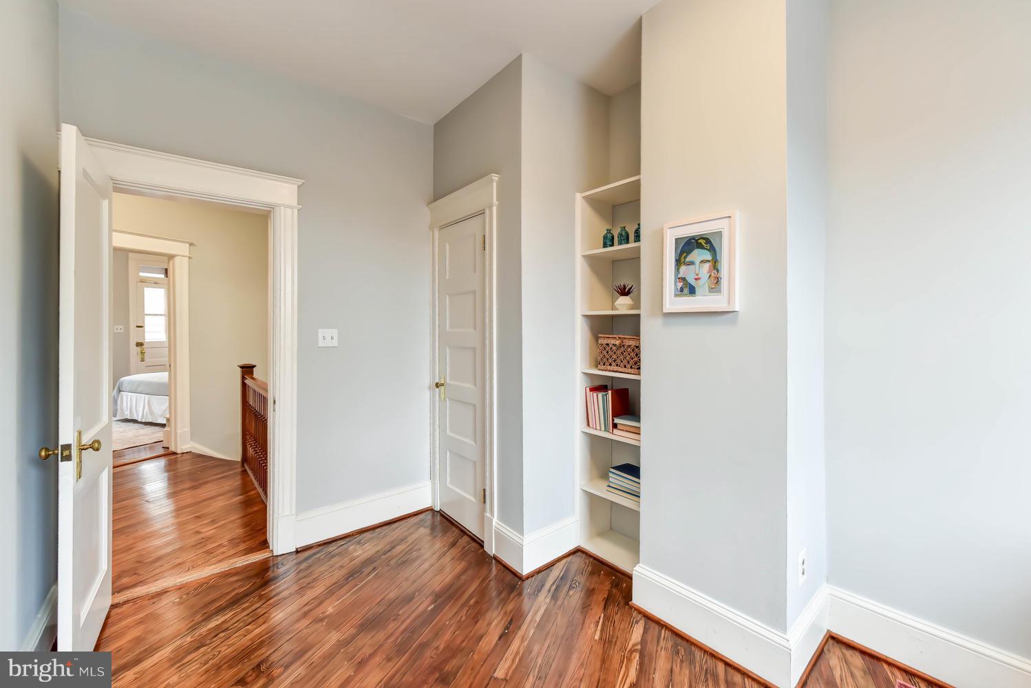 110 13th Street Southeast Washington, DC 20003 - Photo 37 of 58 BR4 looking to hall, showing closet and built ins