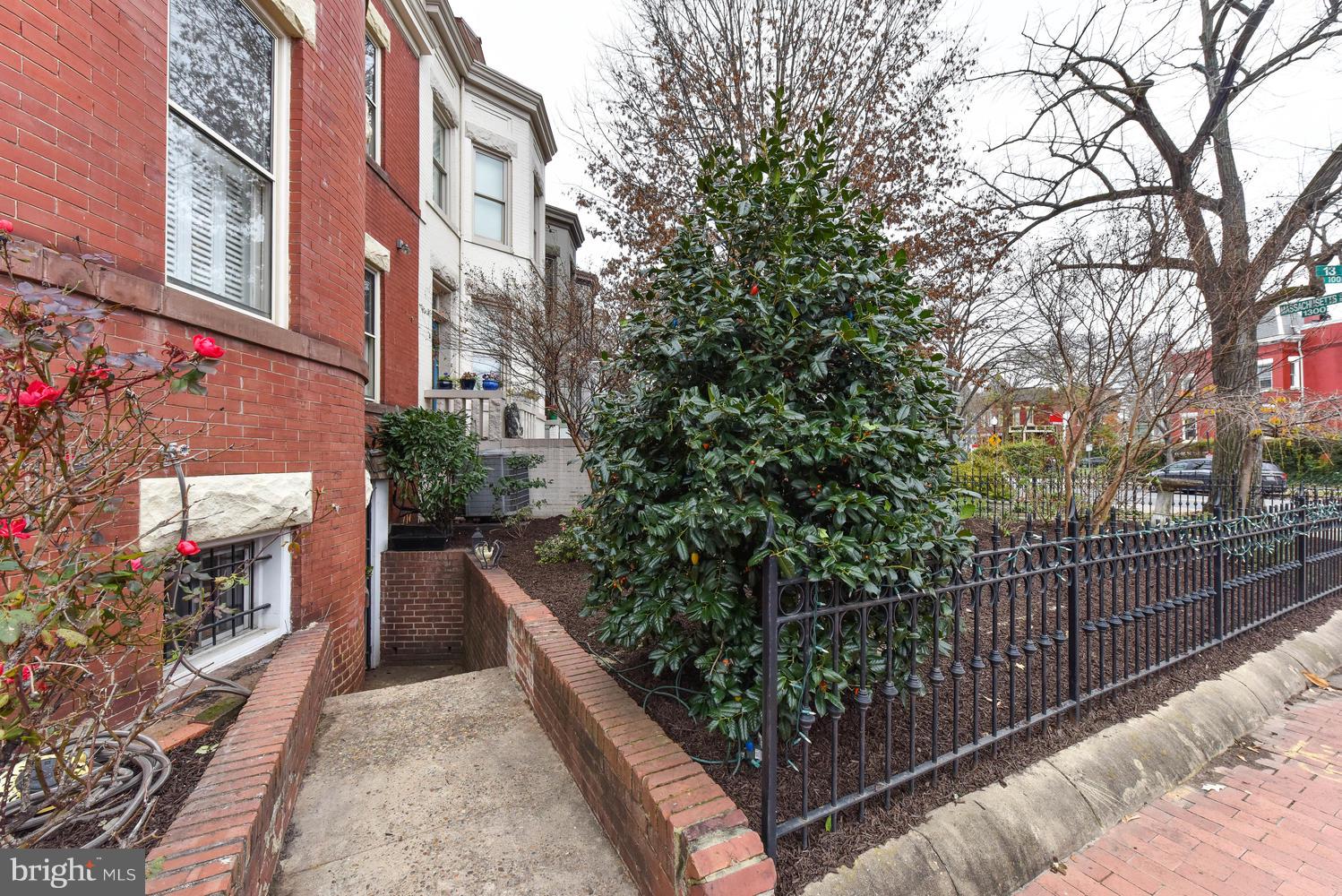 110 13th Street Southeast Washington, DC 20003 - Photo 41 of 58 2BR basement entry is to right of house
