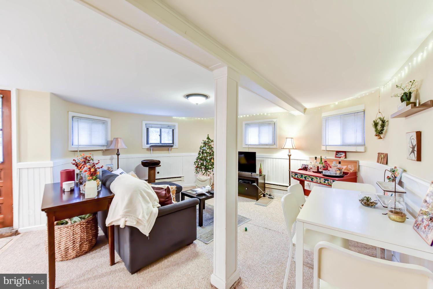110 13th Street Southeast Washington, DC 20003 - Photo 42 of 58 Spacious open plan basement living area
