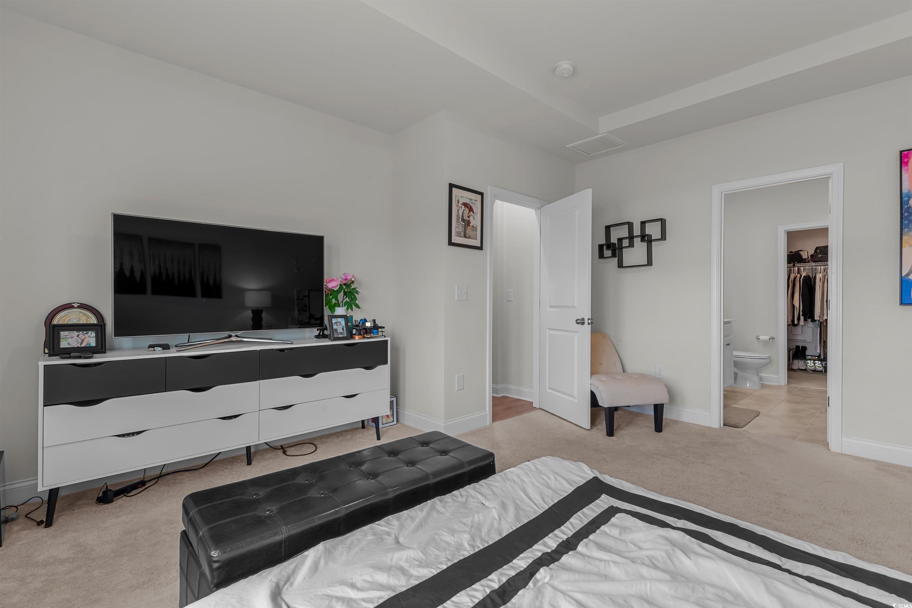 1176 HARBISON Circle Myrtle Beach, SC 29579 - Photo 23 of 40 Bedroom featuring baseboards and light carpet