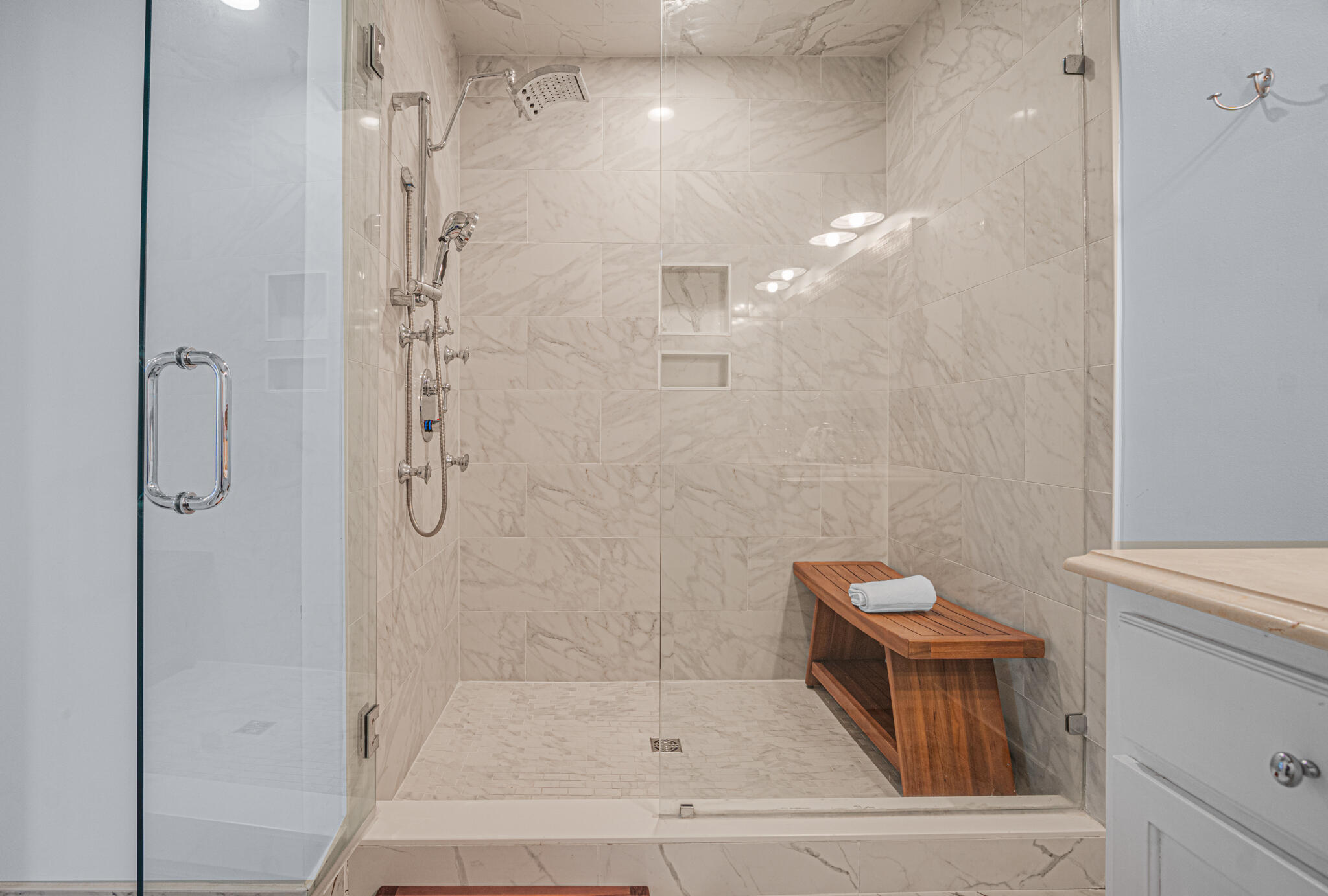 5231 East County Highway 30A, Unit D Santa Rosa Beach, FL 32459 - Photo 31 of 42 a bathroom with a shower and toilet