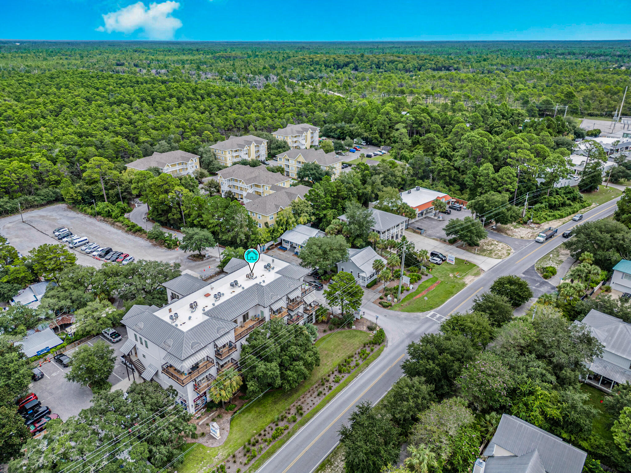5231 East County Highway 30A, Unit D Santa Rosa Beach, FL 32459 - Photo 36 of 42 an aerial view of multiple house