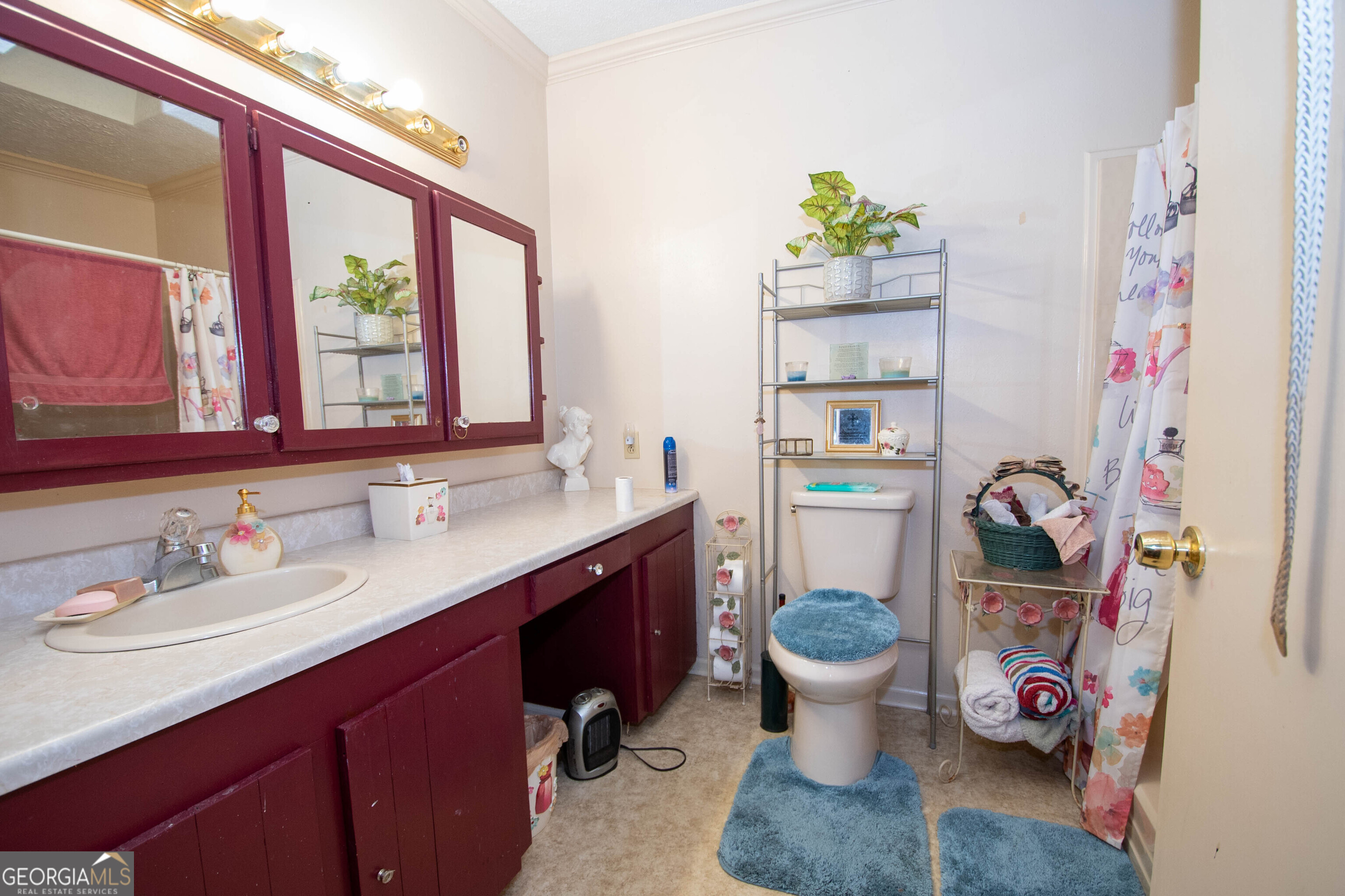 125 Fowler Street Warm Springs, GA 31830 - Photo 28 of 46 a bathroom with a sink toilet and a mirror