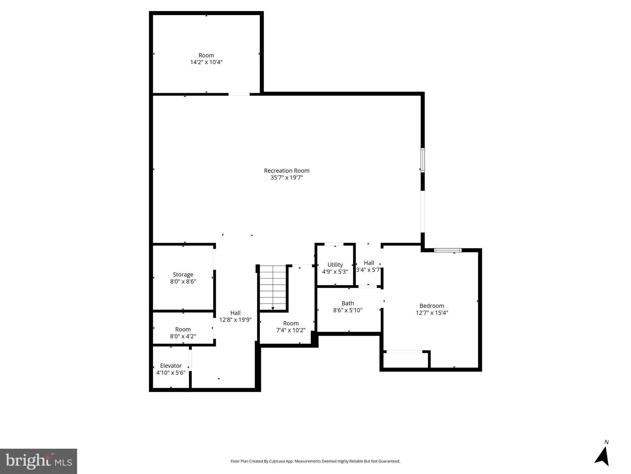 118 Oak Street Southwest Vienna, VA 22180 - Photo 30 of 32 Floor Plan - Basement