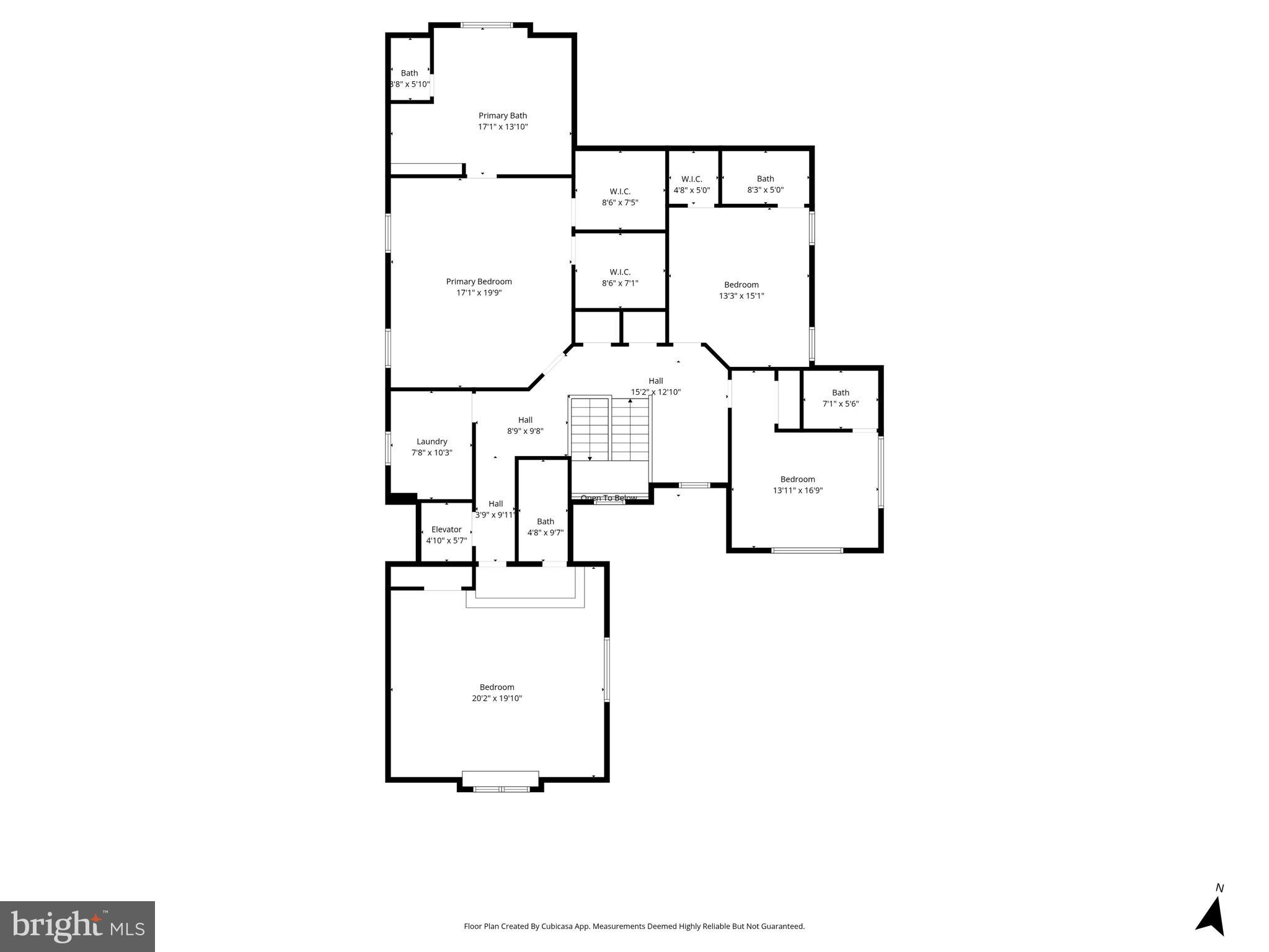 118 Oak Street Southwest Vienna, VA 22180 - Photo 32 of 32 Floor Plan - Upper Level