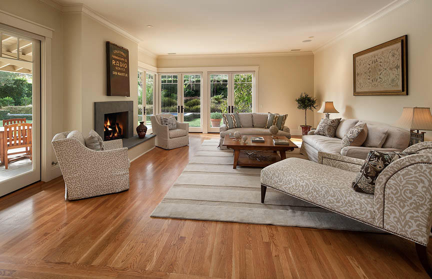 709 Park Lane Montecito, CA 93108 - Photo 6 of 12 a living room with furniture and a fireplace