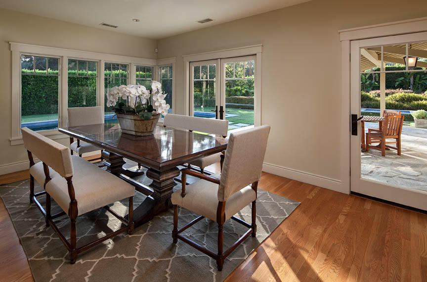 709 Park Lane Montecito, CA 93108 - Photo 9 of 12 a view of a dining room with furniture and window