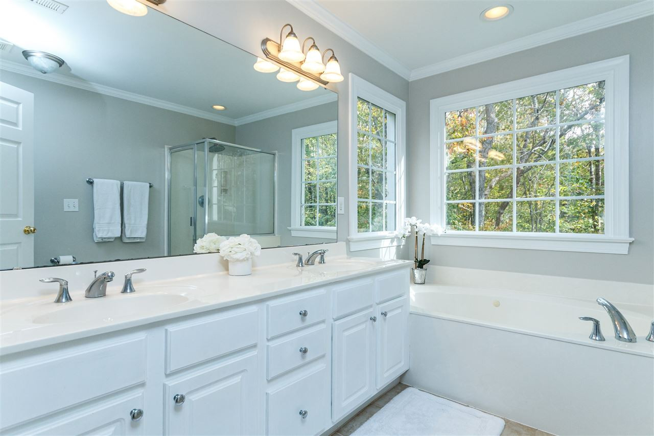 2936 Sunnystone Way Raleigh, NC 27613 - Photo 15 of 29 Master Bath with Dual Vanities