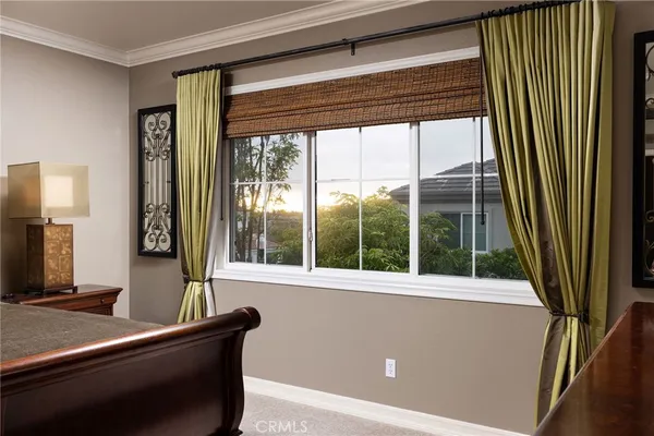 a view of room with window and a floor to ceiling window