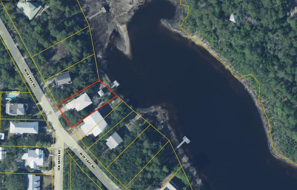 95 Blue Lake Road Santa Rosa Beach, FL 32459 - Photo 10 of 11 a bird view of a house