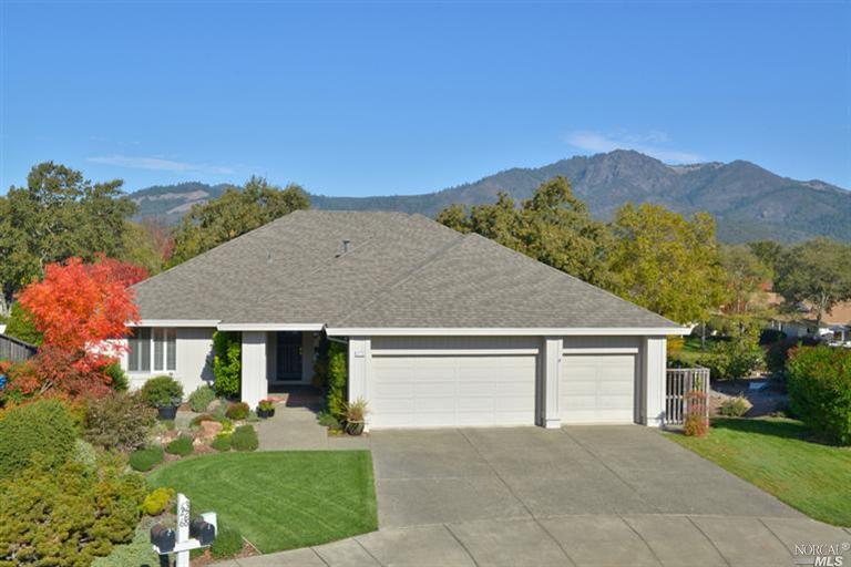 328 Miramonte Way Santa Rosa, CA 95409 - Photo 1 of 1 Front of home. Third car garage bay has been converted into an office/den.