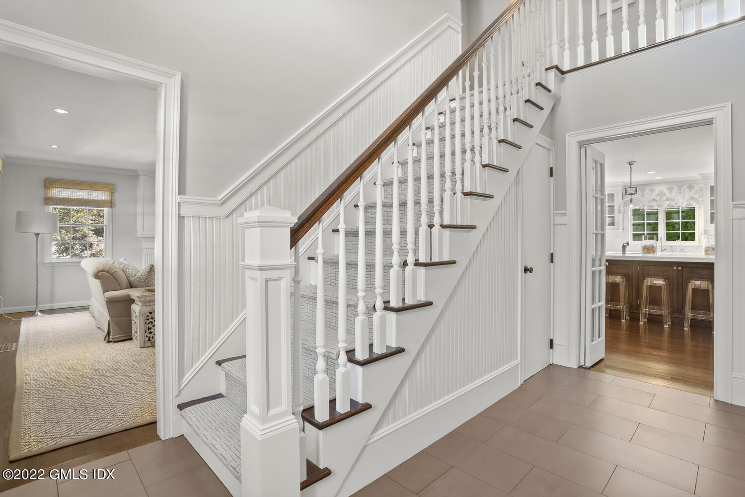 47 Druid Lane Riverside, CT 06878 - Photo 12 of 29 a view of entryway and hall with dining room