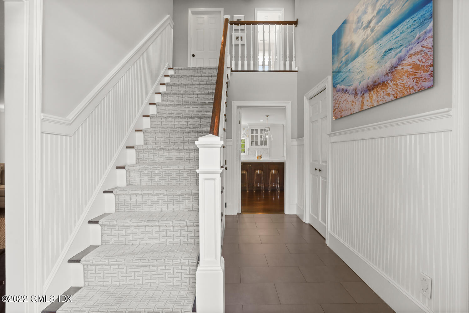 47 Druid Lane Riverside, CT 06878 - Photo 13 of 29 a view of entryway and hall with wooden floor