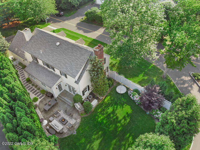 47 Druid Lane Riverside, CT 06878 - Photo 26 of 29 an aerial view of a house