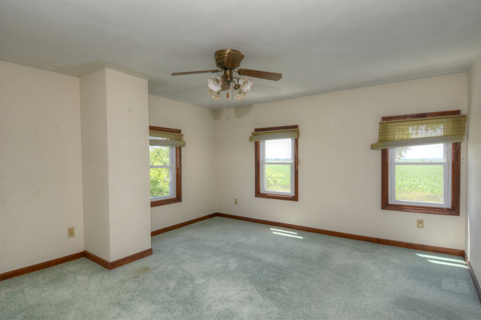 6115 South University Road Shabbona, IL 60550 - Photo 32 of 37 a view of an empty room with a window