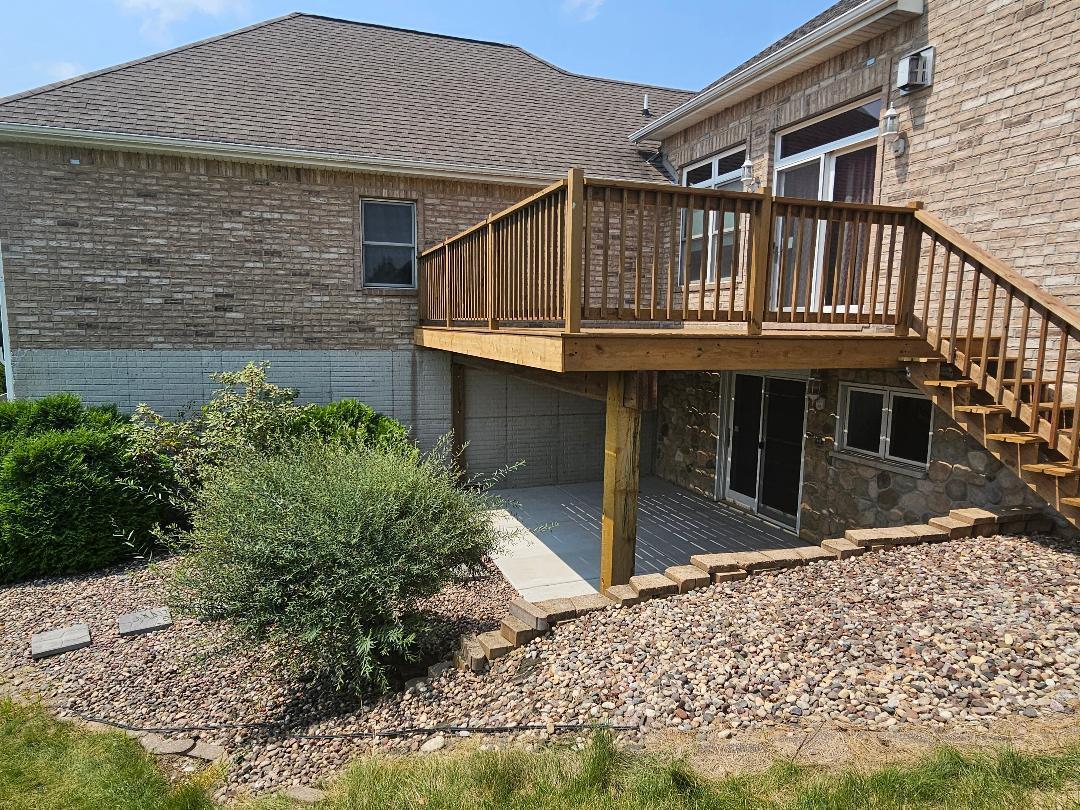 145 Victoria Circle Union Grove, WI 53182 - Photo 66 of 68 Brand New Rear Deck and Concrete Patio