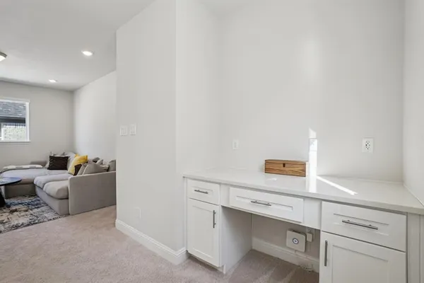 a room with storage and utility