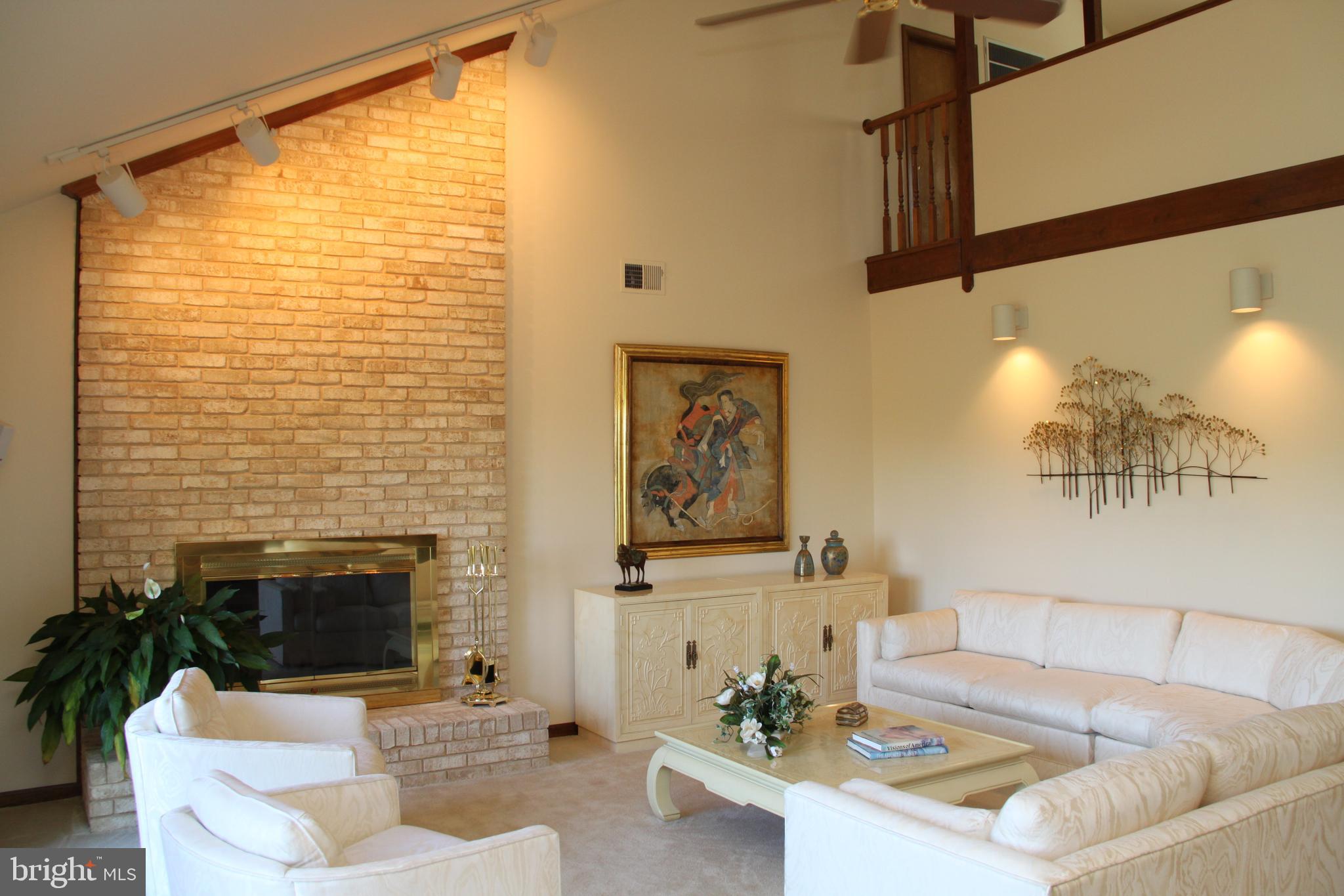 14 Wetherbee Court Phoenix, MD 21131 - Photo 8 of 64 Vaulted ceilings, brick masonry fireplace