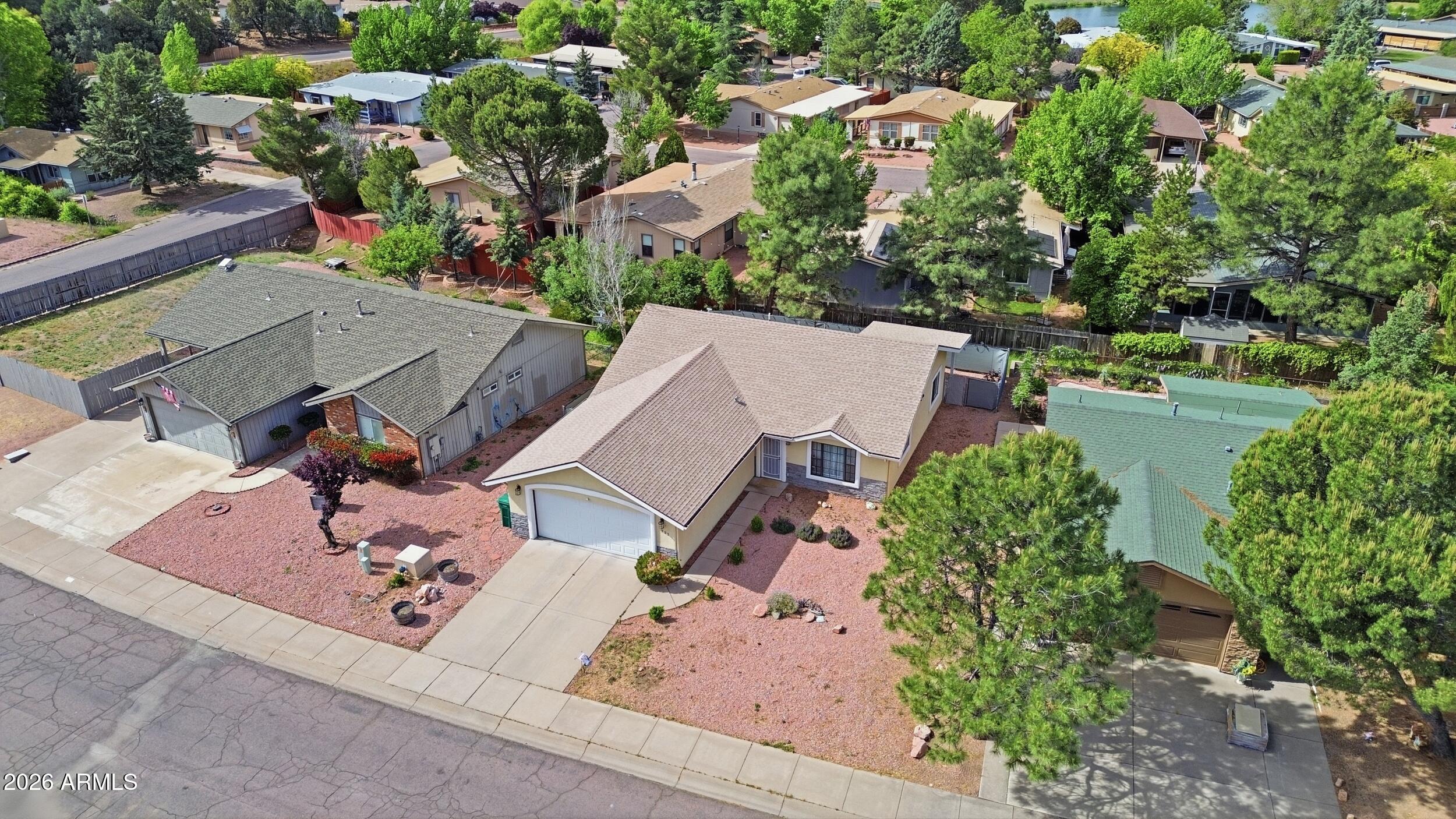 905 West Prairie Road Payson, AZ 85541 - Photo 35 of 38 an aerial view of a house with yard