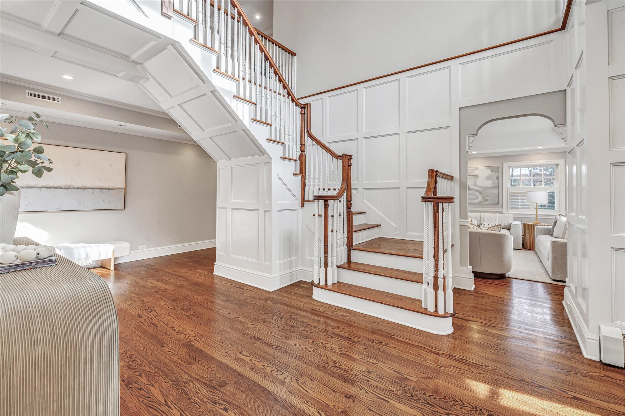 139 Jelliff Mill Road New Canaan, CT 06840 - Photo 5 of 40 a view of entryway and hall with wooden floor