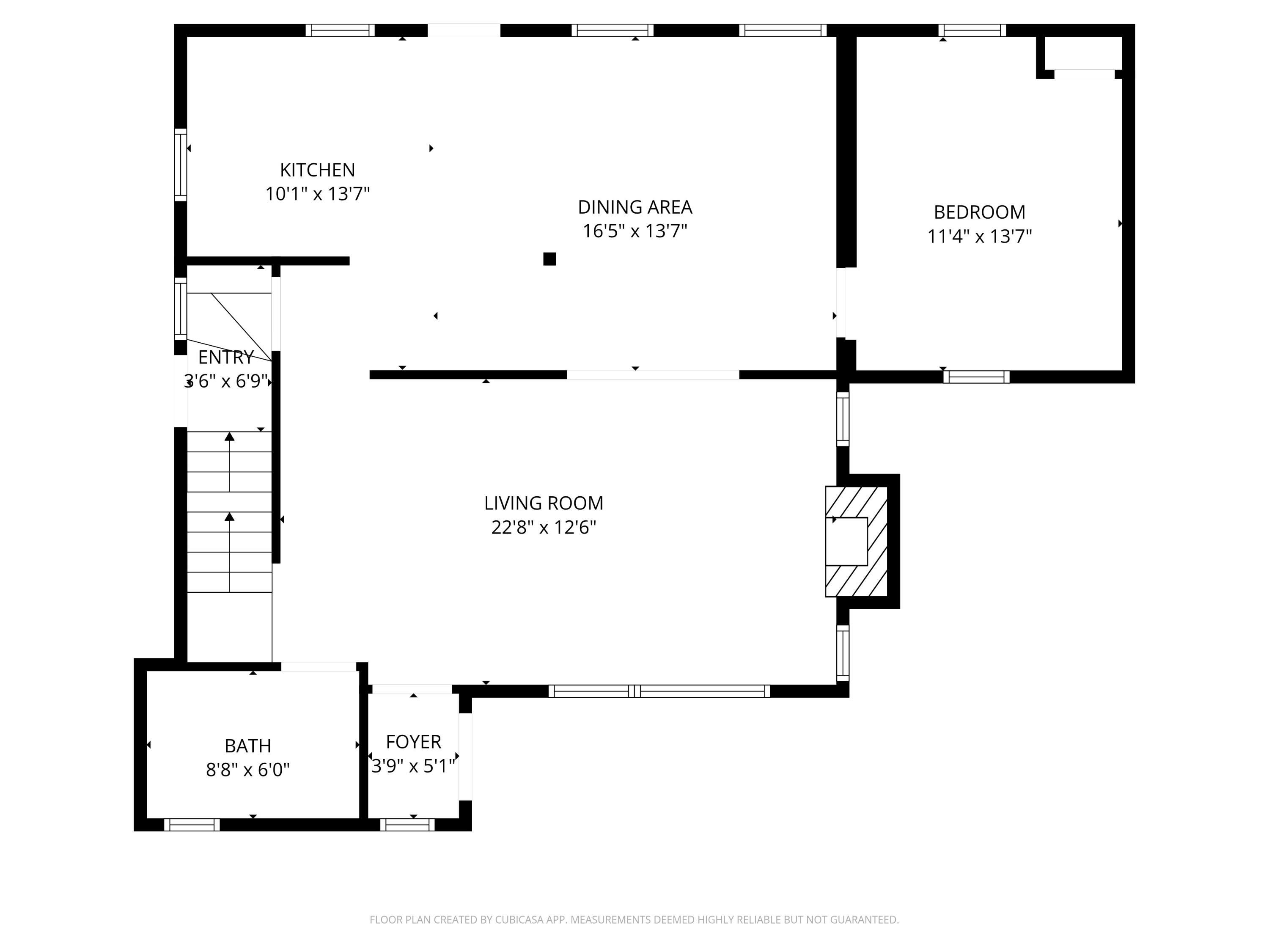 1872 Champaign Road Lincoln Park, MI 48146 - Photo 29 of 29 1st floorplan