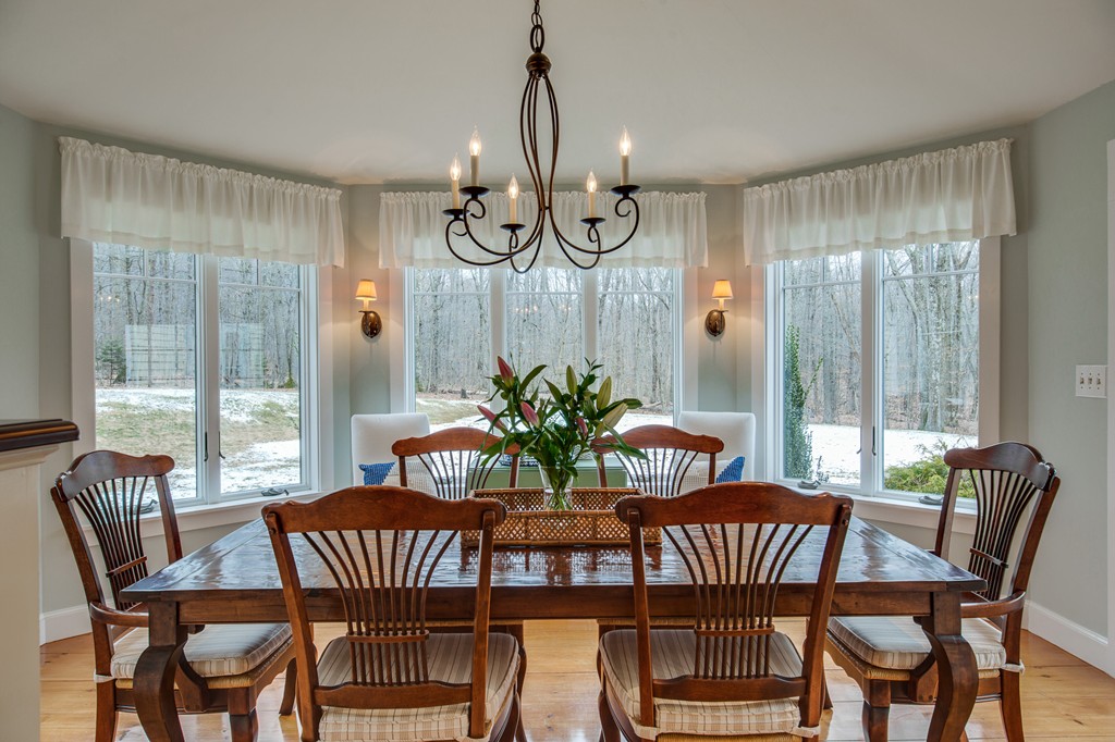 42 Oak Hill Road Harvard, MA 01451 - Photo 17 of 30 a view of a dining room with furniture window and outside view
