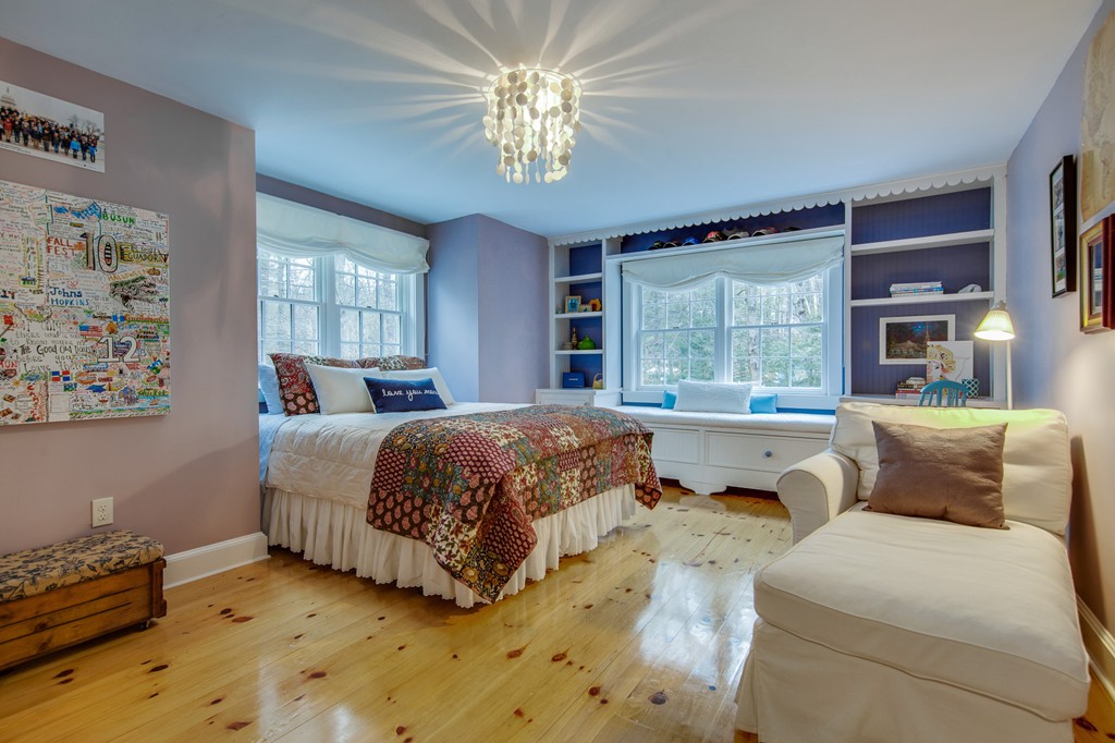 42 Oak Hill Road Harvard, MA 01451 - Photo 23 of 30 a bedroom with a bed and a large window
