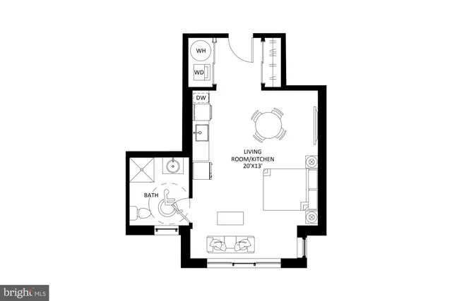 $1,800 | 816 Potomac Avenue Southeast, Unit 205, Washington, DC 20003