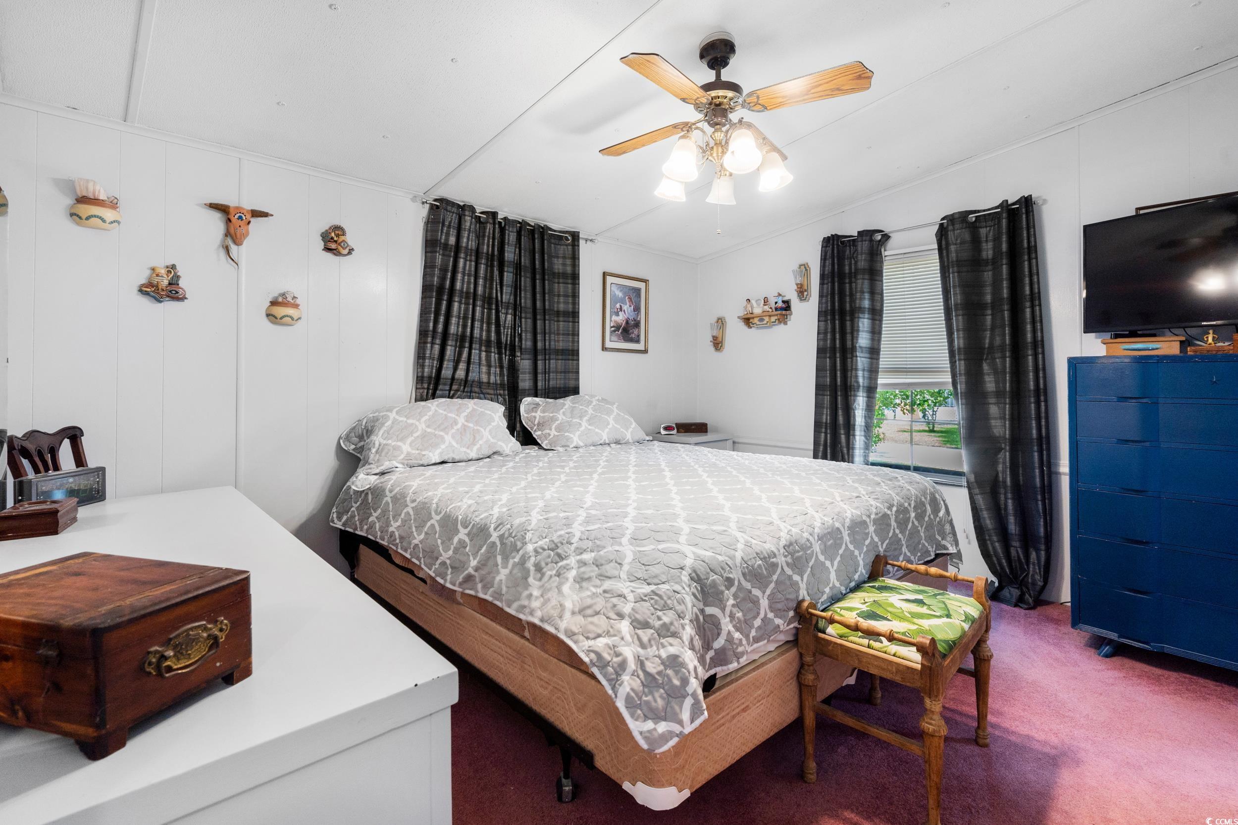 17 Crooked Island Circle Murrells Inlet, SC 29576 - Photo 15 of 39 Carpeted bedroom featuring ceiling fan