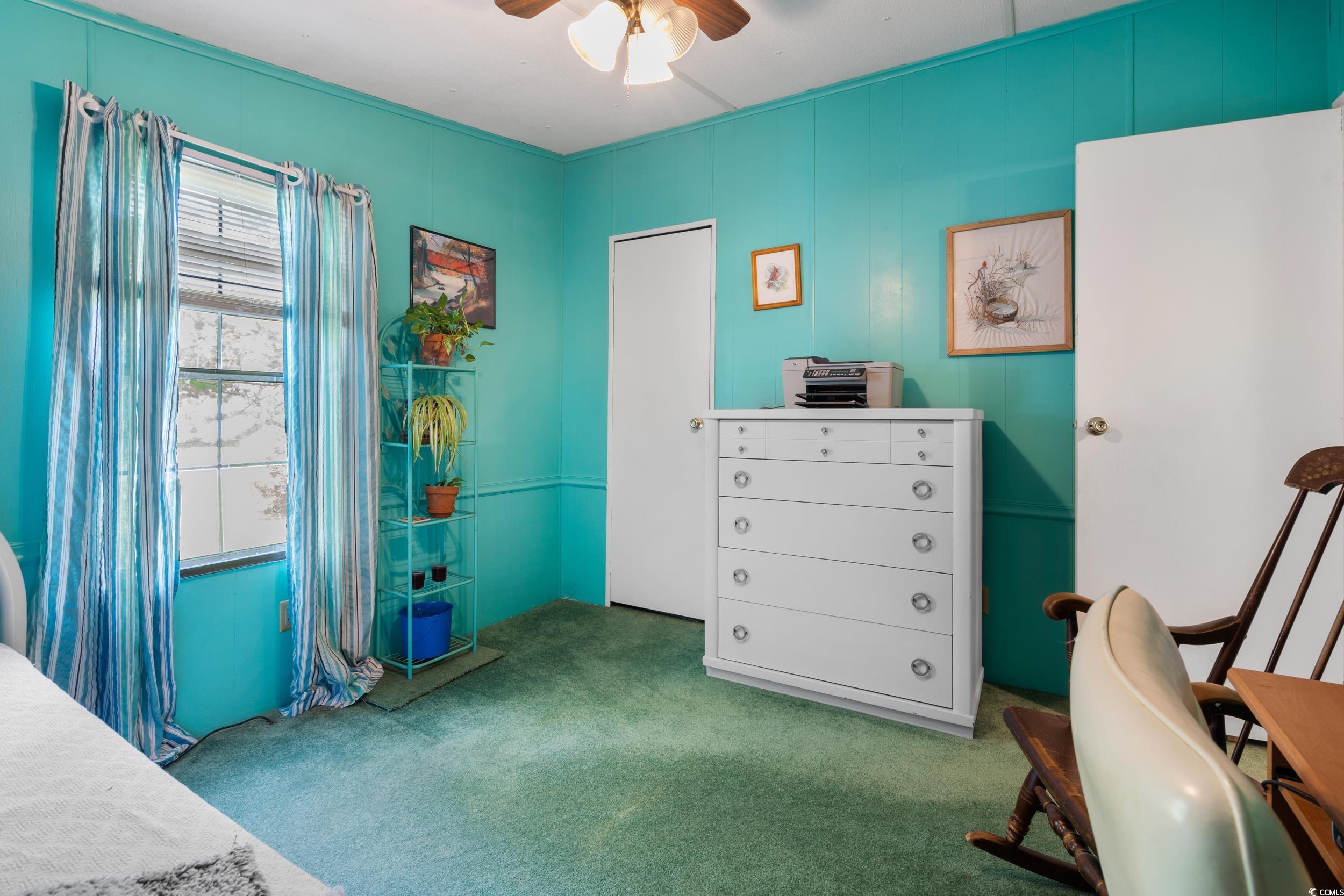 17 Crooked Island Circle Murrells Inlet, SC 29576 - Photo 21 of 39 Carpeted office space with ceiling fan