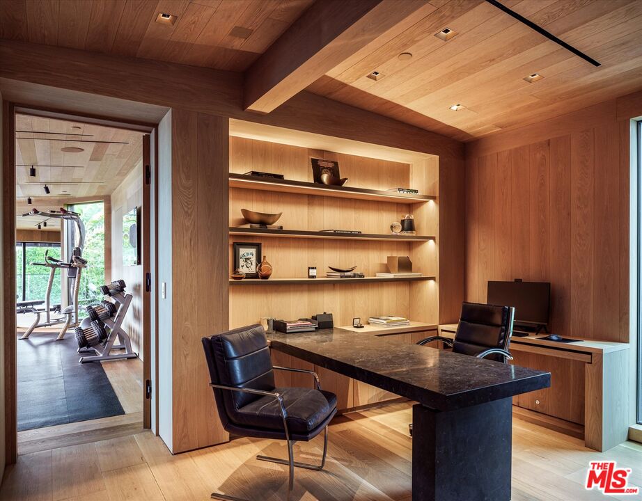 1663 Summitridge Drive Beverly Hills, CA 90210 - Photo 20 of 22 a view of a workspace with furniture