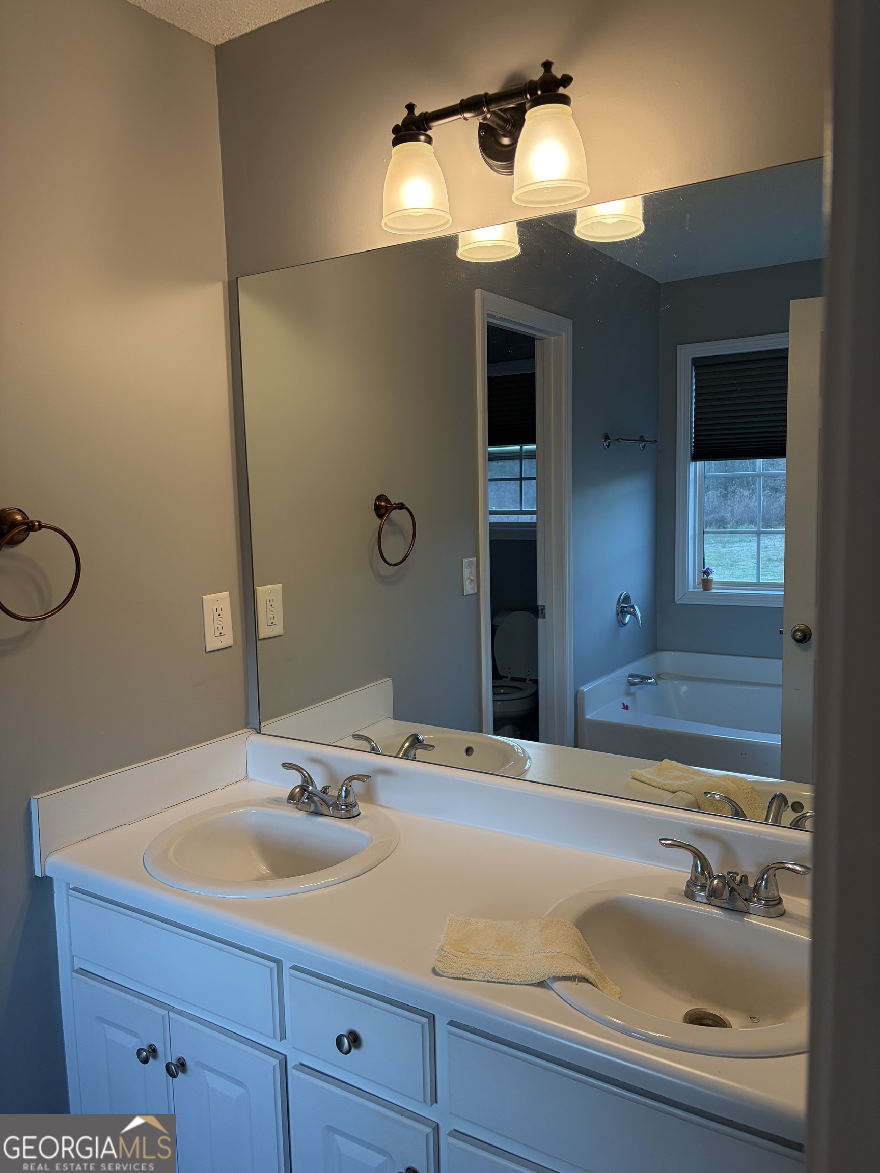 137 Stonebrooke Drive Colbert, GA 30628 - Photo 37 of 47 a bathroom with a sink and a mirror