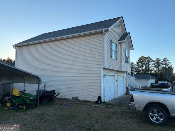 a car parked in front of house