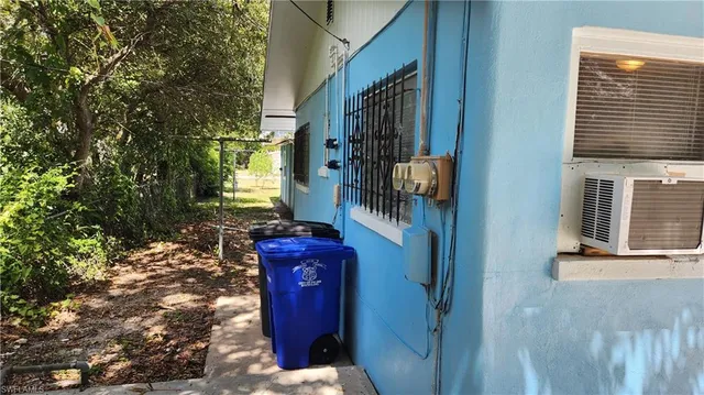 a view of front door of a house