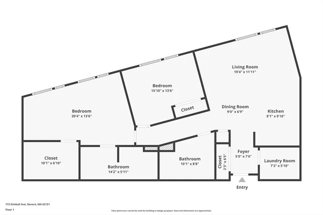 $3,200 | 172 Kimball Avenue, Unit 3B, Revere, MA 02151